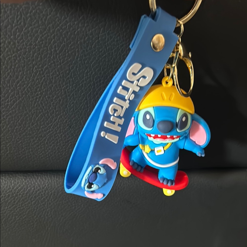 Blue and Yellow Key & Card Holder Accessory